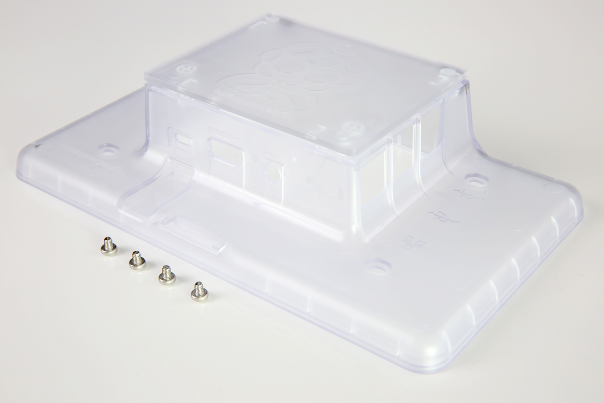Raspberry Pi Foundation-ASM-1900035-01 | Raspberry Pi + LCD Touchscreen Case null Clear Touch Screen Case for Raspberry Pi 3