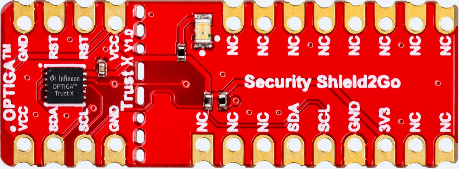 Infineon Technologies AG-S2GOSECURITYOPTIGAXTOBO1 Eingebettete Systementwicklungsboards und -kits Infineon OPTIGA Trust X