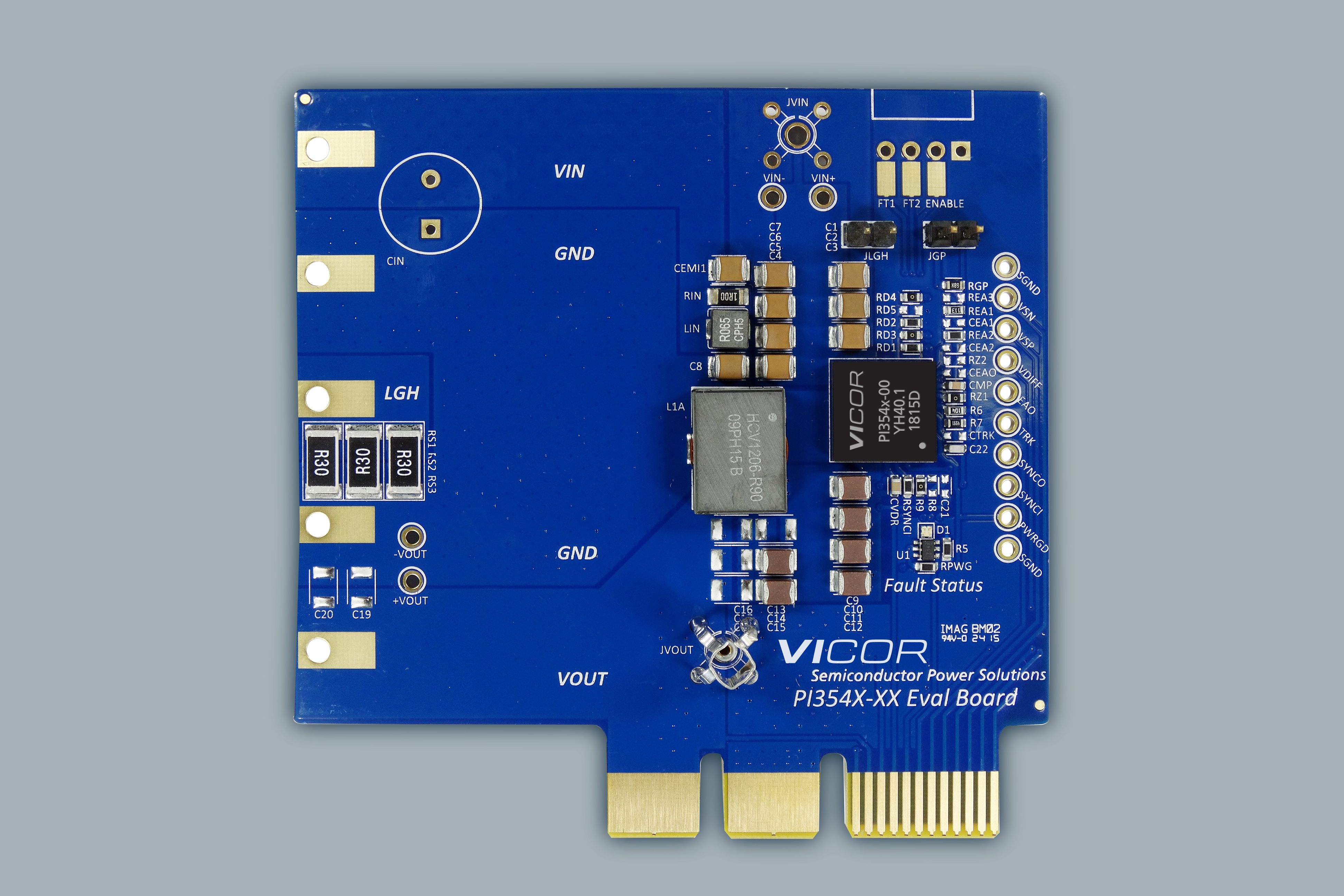 Vicor-PI3546-00-EVAL1 Energiemanagement, Entwicklungsplatinen und -kits pi3546-00-eval1 Main Image