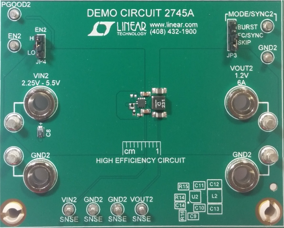 Analog Devices-DC2629A Energiemanagement, Entwicklungsplatinen und -kits 0719 DC2629A Part Image