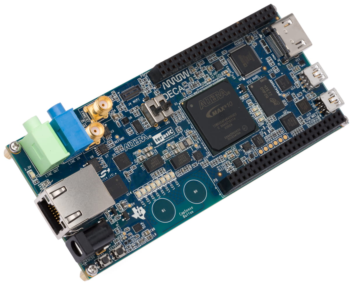Arrow Development Tools-DECA Programmierbare-Logik-Entwicklungsplatinen und -kits DECA