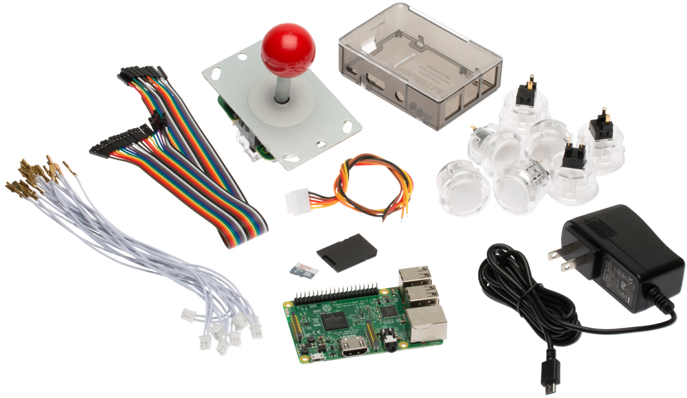 Adafruit Industries-Raspberry Pi Arcade Cabinet Pack | 3272 Eingebettete Systementwicklungsboards und -kits 3272_img1