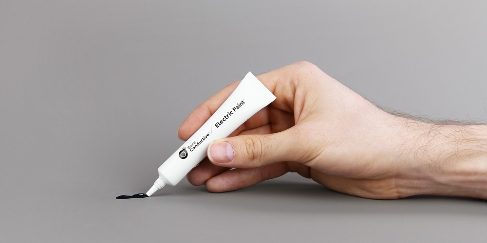 Bare Conductive-Electric Paint - 10ml | SKU-0018 Paints and Coatings Bare Conductive Electric Paint - 10ml