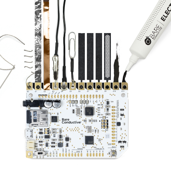 Bare Conductive-Touch Board | SKU-5013  Eingebettete Systementwicklungsboards und -kits Bare Conductive Touch Board